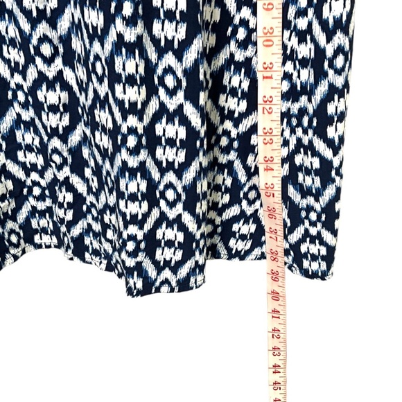 Old Navy, Navy and White Boho Midi Dress - Picture 6 of 7